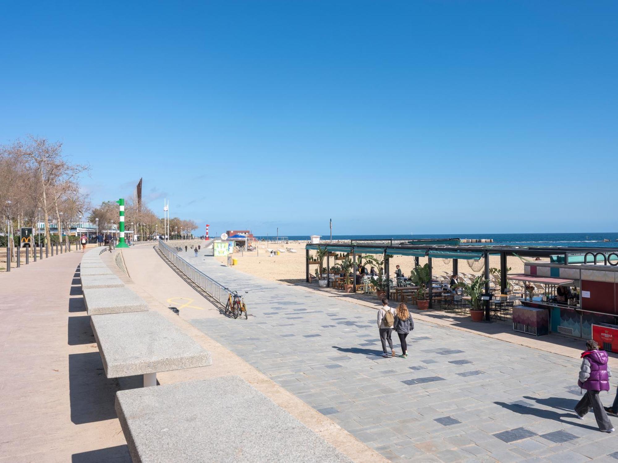ברצלונה Vila Olimpica Skyline מראה חיצוני תמונה
